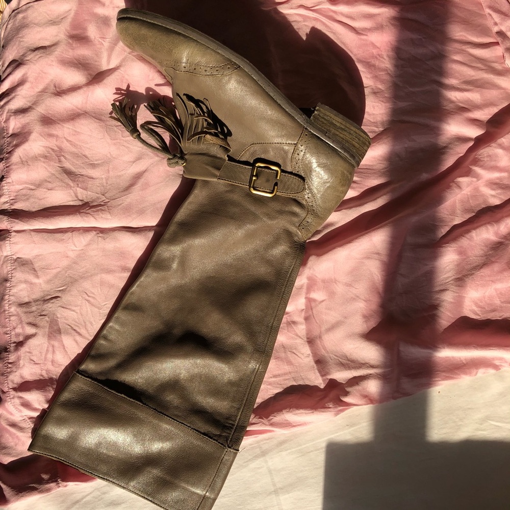 Anthropologie Leather Boots